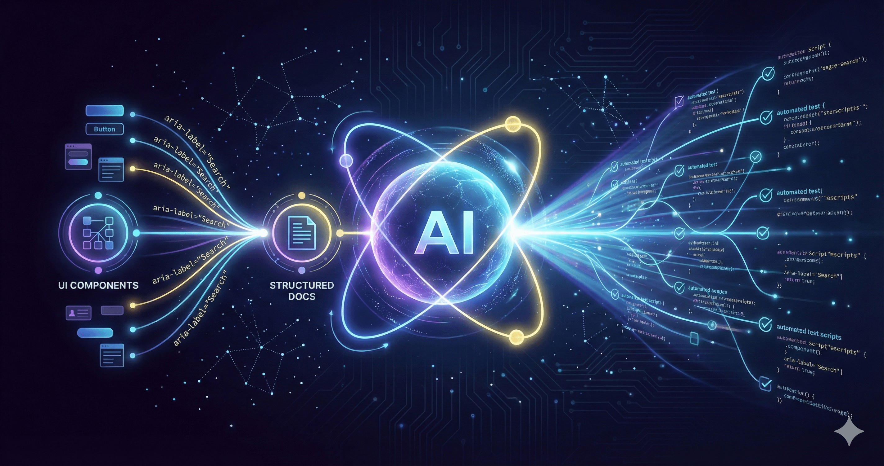 Components-as-Docs: A Practical Pattern for AI-Generated E2E Tests